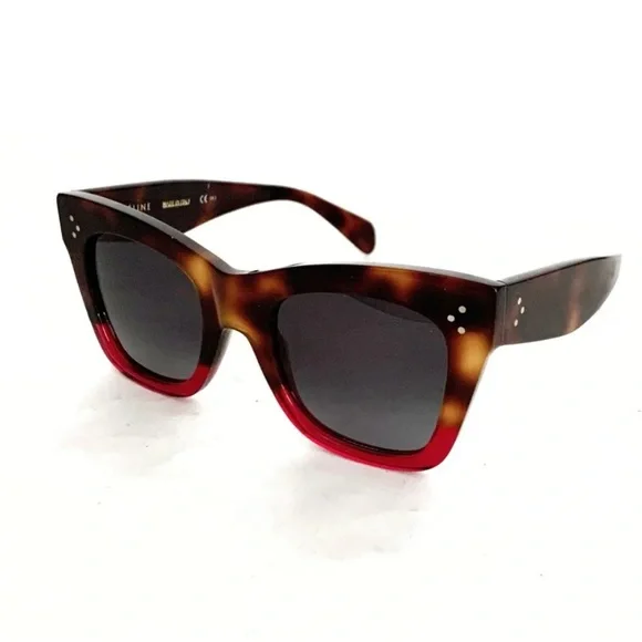 CELINE Sunglasses Havana Pink Celine Acetate Triomphe Sunglasses CL40227U Pink Havana  main image 4